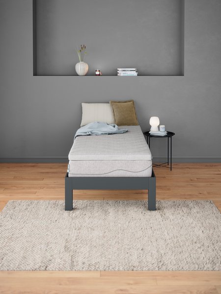 Overmadrass 75x200 WELLPUR GULEN GT65 grå