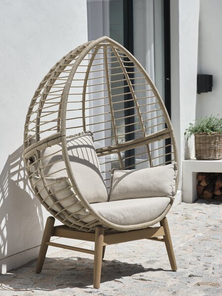 Fauteuil lounge d'extérieur VARMING naturel