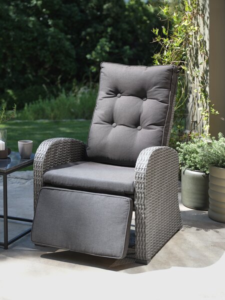 Fauteuil lounge STORD gris