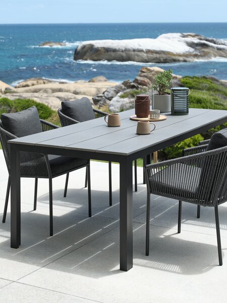 Table de jardin MARIELYST l90xL205 gris