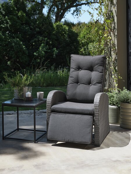 Fauteuil lounge STORD gris