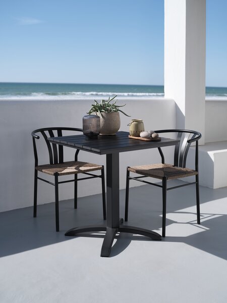 HOBRO L70 table + 2 TAGMARK chair black