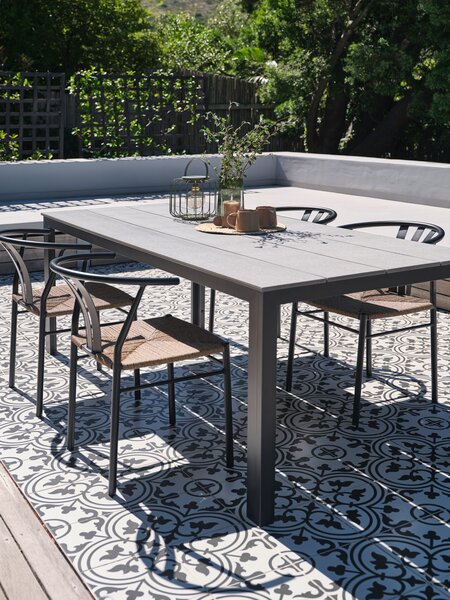 MARIELYST D205 sto siva + 4 TAGMARK stolice crna