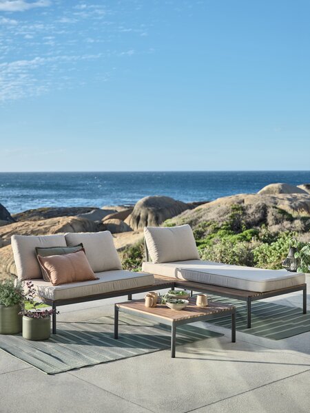 Lounge modul HOU počivaljka tvrdo drvo