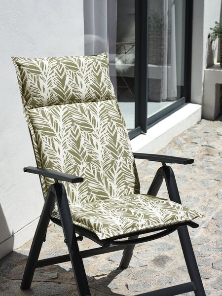 Coussin de jardin p/chaise inclinable SAKSFJED vert pomme