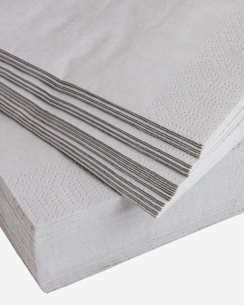 Kağıt peçete MOLTE gri 40x40 50 adt/pkt