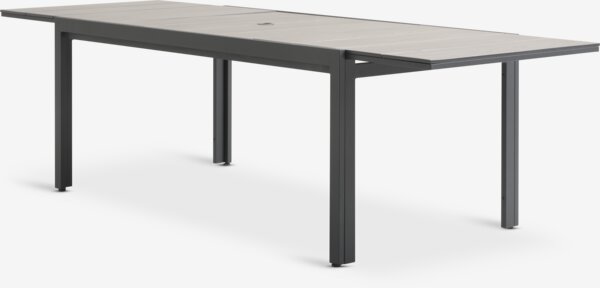 Garden table GEDMOSE W95xL179/268 grey