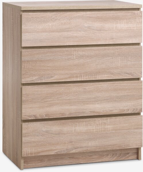 4 drawer chest LIMFJORDEN light oak colour