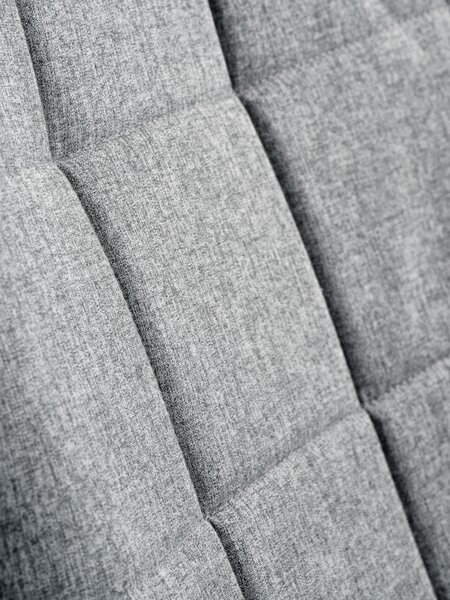 Poltrona ULDUM tessuto grigio/nero