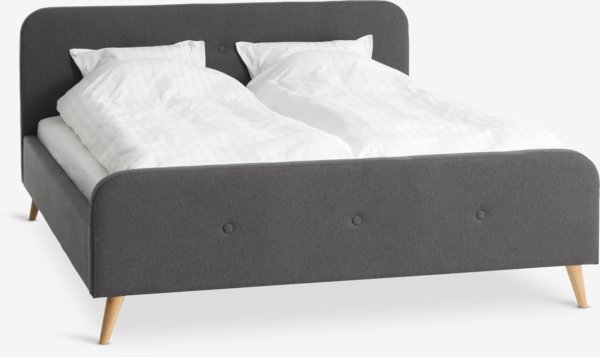 Estructura cama KONGSBERG 135x190 gris