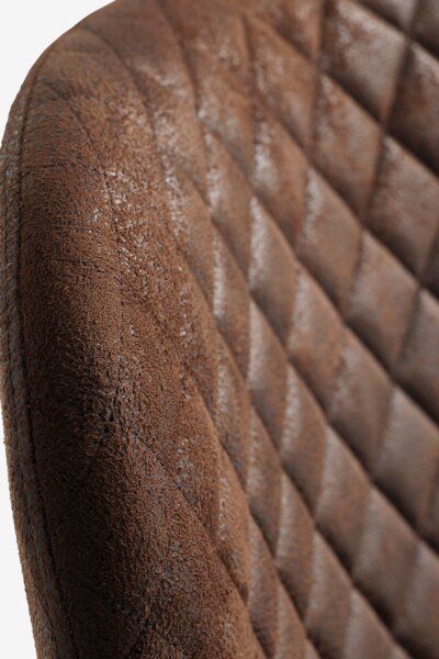 Sedia PEBRINGE marrone antico/nero