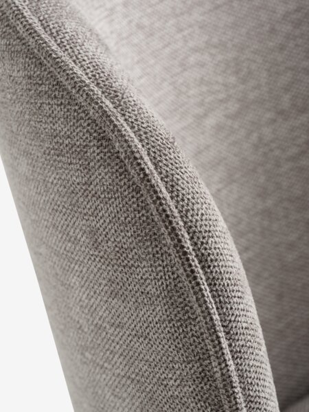 JEGIND L130 natural oak/black + 4 RISSKOV light grey