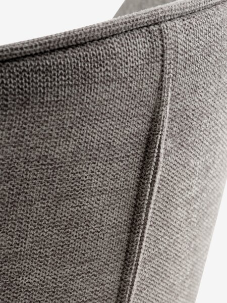 JEGIND L130 natural oak/black + 4 RISSKOV light grey