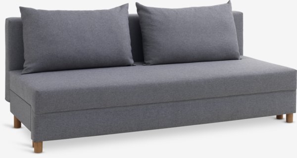 Sofa bed NORSMINDE light grey fabic