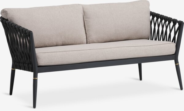 Lounge sofa KOLINDSUND 2 pers. grey