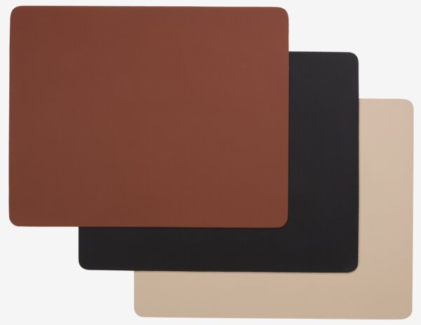 Place mat TIDSEL 33x42 cognac