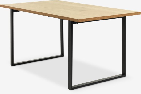 Table AABENRAA 90x160 couleur chêne/noir