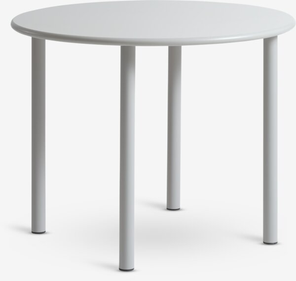 Table HANSTED Ø100 gris chaud