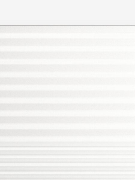 Plisségardin SLOTSHOLMEN 90x210 cm hvid