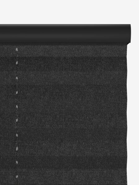 Plisségardin ENDELAVE 90x210cm svart trådløs