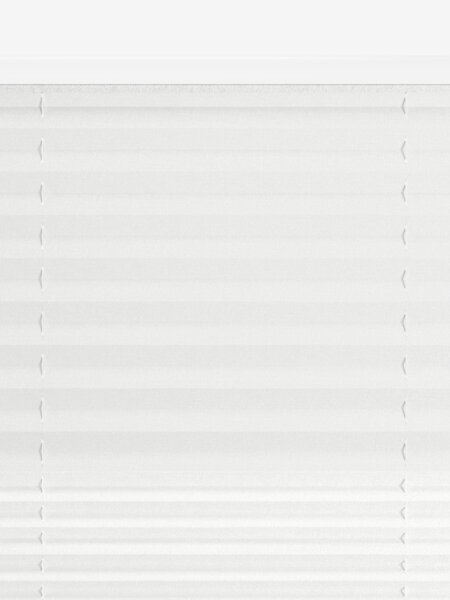 Plisségardin ENDELAVE 90x210 cm hvid trådløs