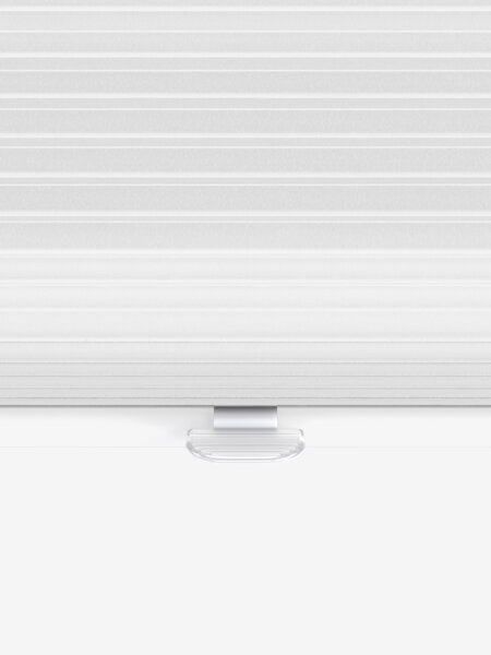 Plisségardin ENDELAVE 90x210 cm hvid trådløs