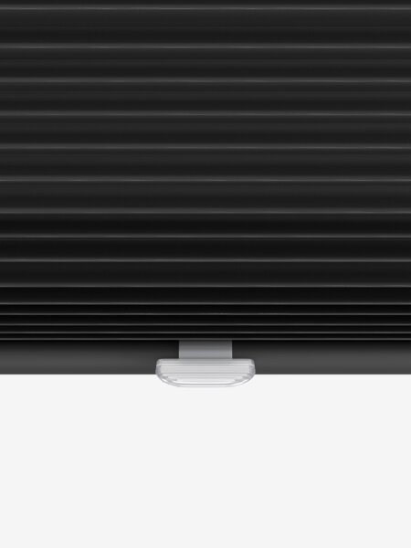 Plisségardin mørklægning ALS 130x160cm sort trådløst