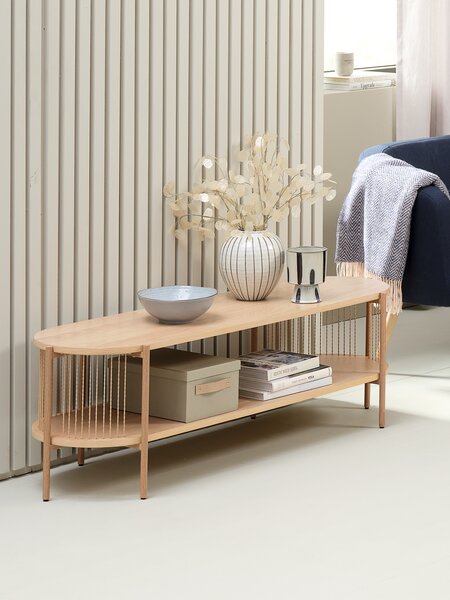 TV bench EGELEV oak