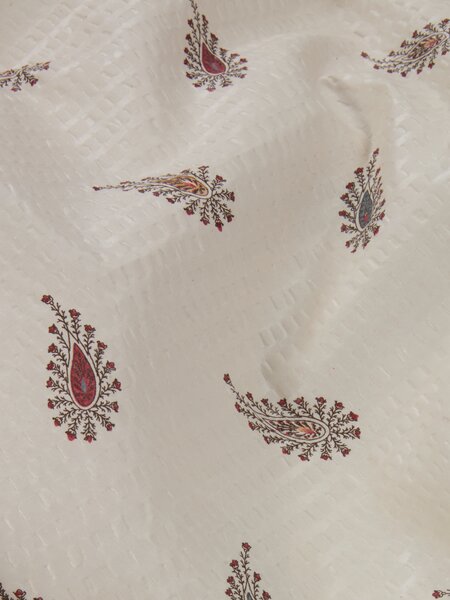 Seersucker-Bettwäsche SOLVEIG 135x200 beige