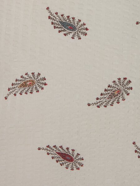 Seersucker-Bettwäsche SOLVEIG 135x200 beige