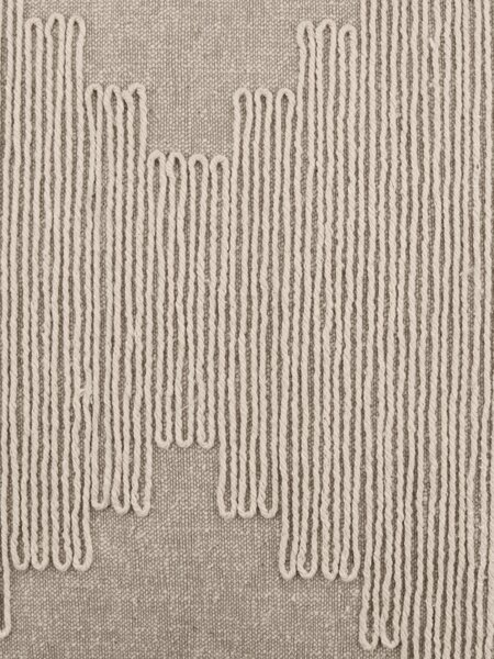 Sierkussen HIBISCUS 35x50 beige/bruin