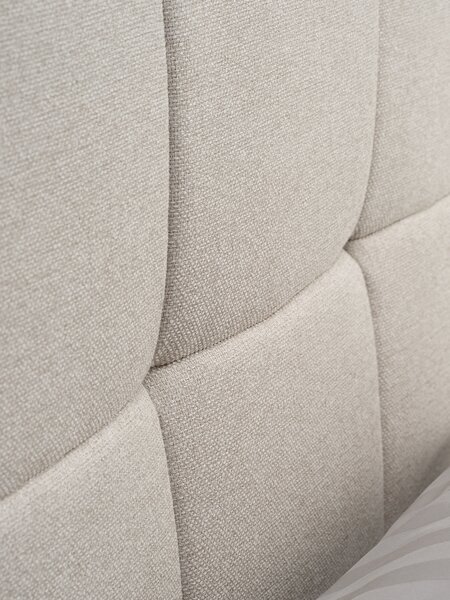 Estructura de cama VEMMELEV 135x190 tela beis