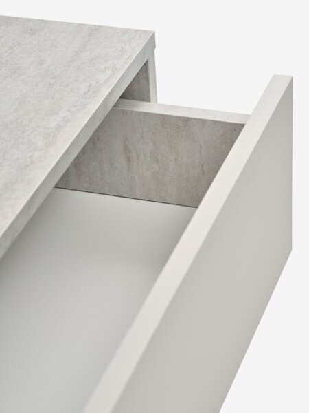 Cassettiera 3+3 BILLUND color travertino/beige