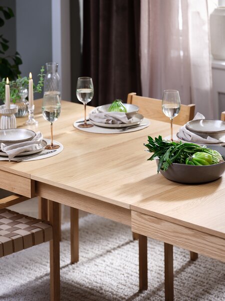 Prolunga KORSKRO 55x100 cm 2 pezzi rovere naturale