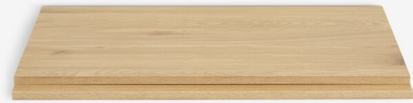 Shelves f/RABERG 150 wardrobe pack of 2 warm oak colour