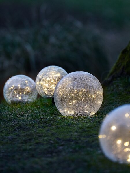 Solarlampe HAVSVALE Ø20xH29 transparent