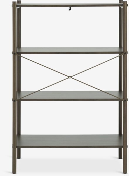 Scaffale LINDVED 4 ripiani color rovere scuro