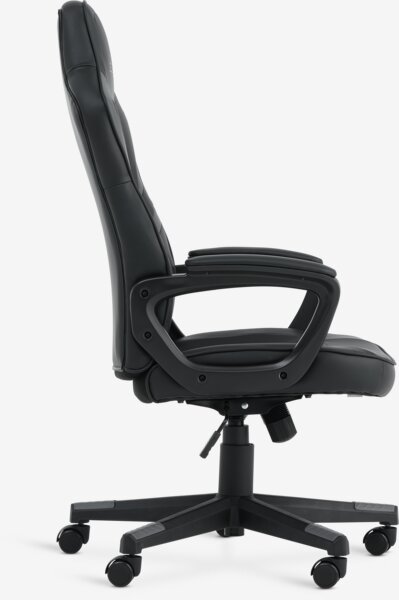 Sedia da gaming FJELSTED similpelle nera/grigio