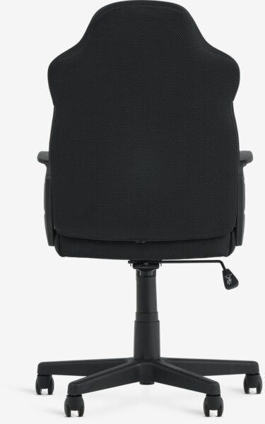 Gaming chair RANDRUP black faux leather/mesh