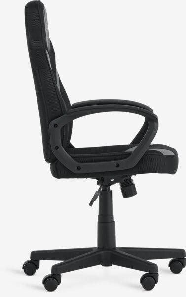 Gaming chair RANDRUP black faux leather/mesh