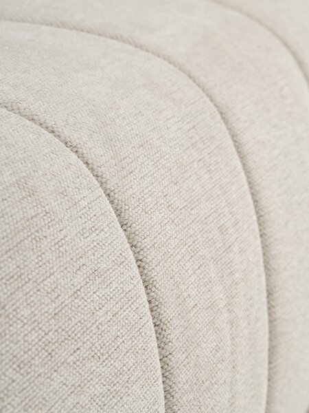Schlafsofa ORMSLEV 3-Sitzer beige Stoff