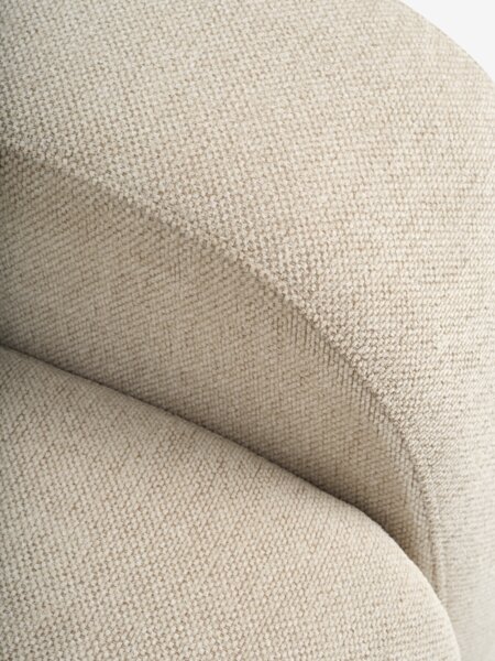 Schlafsofa ORMSLEV 3-Sitzer beige Stoff