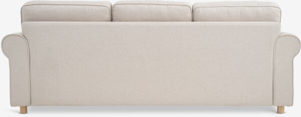 Sofa FERRITSLEV 3 seater beige fabric