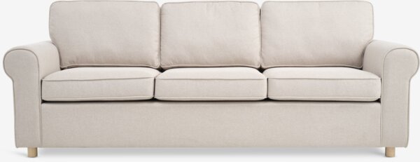 Sofa FERRITSLEV 3 seater beige fabric