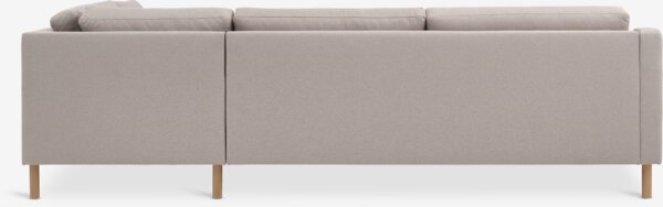 Sofa HELLERUP open-end right beige