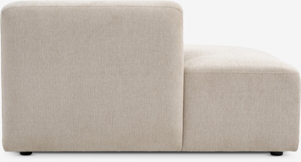 Sofa module SKEJBY open-end left sand fabric
