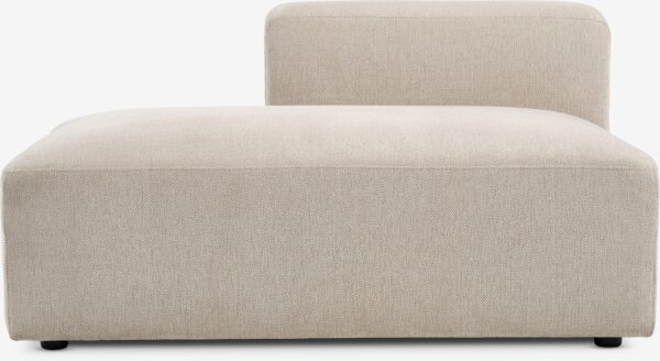 Sofa module SKEJBY open-end left sand fabric