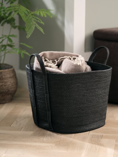 Košara HJALTI Š37xD37xV41cm crna