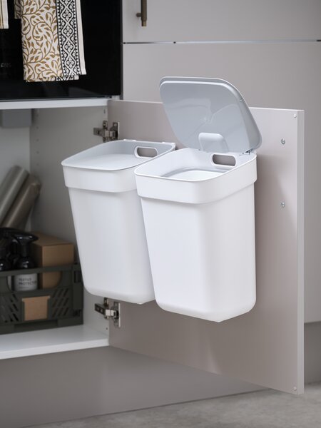 Dustbin READY TO COLLECT 10L white