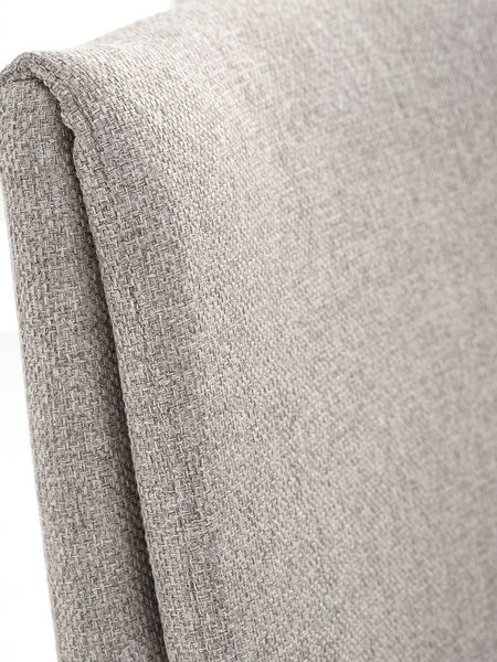 Stoel GJESING beige stof/zwart